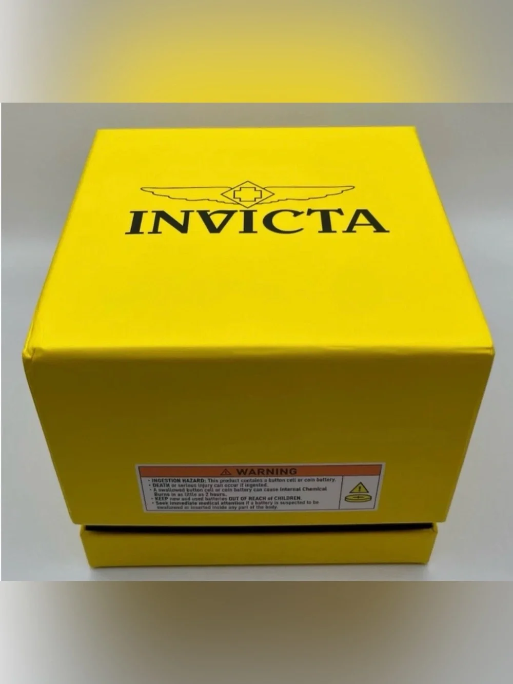 Invicta Black and Yellow Tag Accessory 54mm (48547)